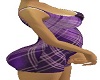 purple pregnant dress