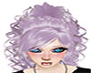 Lavender Curly Ponytail