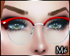 M' Vintage Glasses | Red