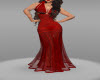 Formal Glitter Red Gown