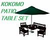 KOKOMO PATIO TABLE SET