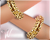 *W* Kayla Gold Bracelets