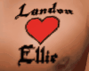 Landon Love Ellie Tattoo
