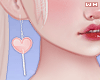w. Rose Lolli Earrings