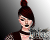L Red Elegant Bun