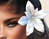 Hair Flower White