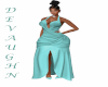Barris Teal  Gown