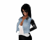 M*Denim Leather sleeve