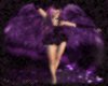 sexy purple winged angel