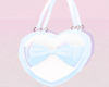 Cute Blue Heart Bag