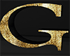 G Letter Black Gold