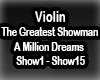 Violin A million Dreams