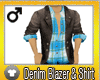 Denim Blazer & Shirt
