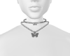 Silver Butterfly Necklac