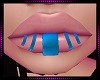 Lip Piercing Blue