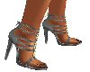 *F70 Gray Lace Sandal