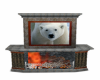 Polar Bear Fireplace