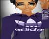[SW] Purple Adidas hood