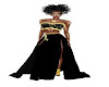TEF BLACK GOLD GOWN