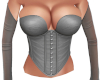 Grey Corset Top