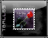 Long Stem Rose stamp