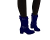 dark blue belted boots