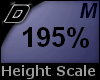 D► Scal Height*M*195%
