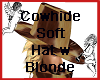 Cowhide Soft HAT w Blond