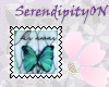 Fly Away Butterfly Stamp