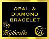 OPAL & DIAMOND BRACELET