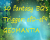 10 fantasy premade BG's