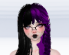 Black/Purple 2Tone Hair5