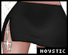 N: Mini Slit Skirt BK