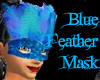 Feather Mask Blue