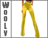 Fitted flares Yellow