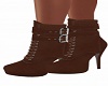 Ankle Boots-Brown