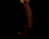 (MTA) Red PVC Boots
