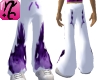 Purple Flame Pants