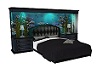 Black Aqua Cuddle Bed