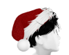 Black Hair Santa Hat