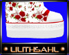 LS~WHITE ROSE SHOES