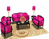 Sofa Set {pink}
