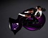 purple romantic couche