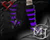 [MJ] Purple Buckle Boots