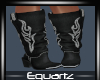 Ella Black Denim Boots