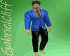 Blue Black Suit Noshoes