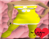 Yellow Tube Top/Tights