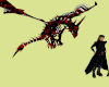 BLK/RED ANNIMATED DRAGON