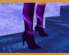 purple and black boots