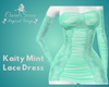 Kaity Mint Lace Dress